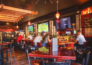 Oakwood grill seating