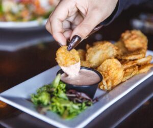 shareable items pickle chips